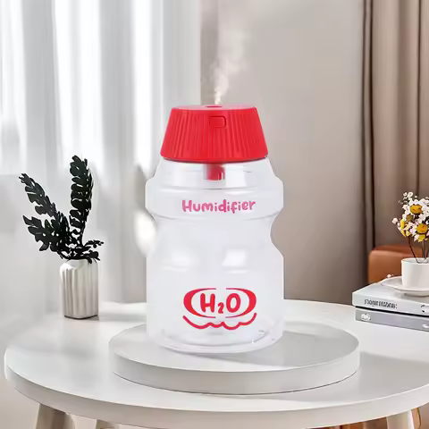 350ml Cute Yogurt Bottle Shape Air Humidifier Aroma Essential Oil Diffuser For Car Home Mute Mist Ma