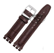 STRAP TALI JAM TANGAN SWATCH IRONY CHRONO UKURAN 19MM TALI JAM KULIT SWATCH SIZE 19MM