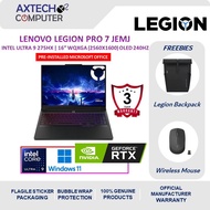 Lenovo Legion Pro 7 16IAX10H 83F500JEMJ 16" WQXGA 240Hz Gaming Laptop ( CU9-275HX, 32GB, 1TB SSD, RT