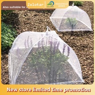 Zolotar 1pc White Mesh Food Cover Anti-Fly Vegetable Cover Foldable Mesh Screen