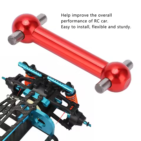Aluminum Alloy Dog Bone Drive Shaft Set for Tamiya TT01 TT02 RC Car Upgrade Parts Dog Bone Shaft for