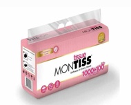 MONTISS FACIAL TISSUE 1000+100 SHEET 2PLY - TISSUE WAJAH 1100 SHEET