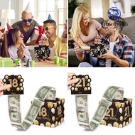 YRBWDYZDH Birthday Money Box, Paper Birthday Surprise Cash Pull Gift Boxs,  Happy Birthday 16th 18th