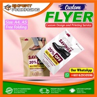 Custom Flyer Printing Malaysia | A4 A5 A6 DL Flyer | Promotional Leaflet Printing