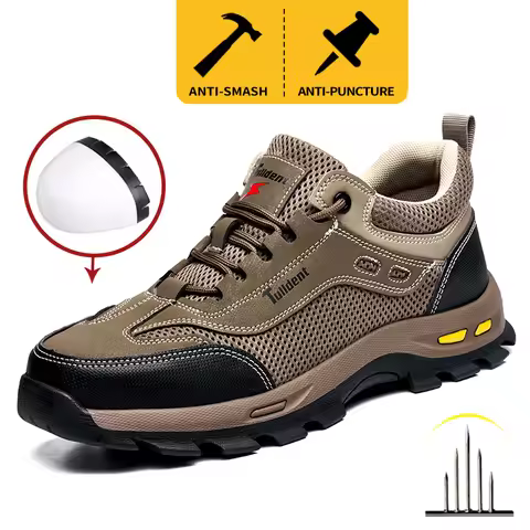 New Men's Shoes Summer Work Safety Shoes, Men's Anti Piercing Work Shoes, Protective Shoes, Safety B