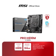 MSI MOTHERBOARD PRO H610M-E DDR4  (เมนบอร์ด)