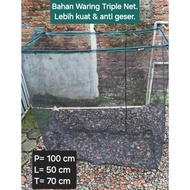 Fish cage measuring 100cm x 50cm x 70cm