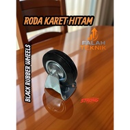 6 inch Dead Trolley Wheels Rubber Trolley Wheels 6" 160/40-80mm