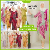 Garwita Kaftan Baju kurung Kaftan Batik Pario Baju Kaftan Simple Baju Raya Baju Bridesmaid Baju Peng