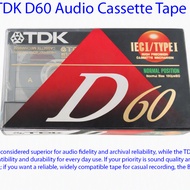 Vintage Rare TDK Dynamic Cassette Tape D-60