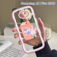 (Wave Case) For Samsung Galaxy J4 J6 Plus 2018 J7 Prime J7 Pro 2017 J2 Pro 2018 J2 Prime Casing Cartoon Coke Cover Shockproof Silicone Phone Softcase
