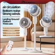 [Phenovo] Pedestal Floor Fan Telescopic High Performance 5 Wind Speeds Comfortable