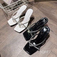 Big size 7 inch diamond strap Sandal, size 40-44