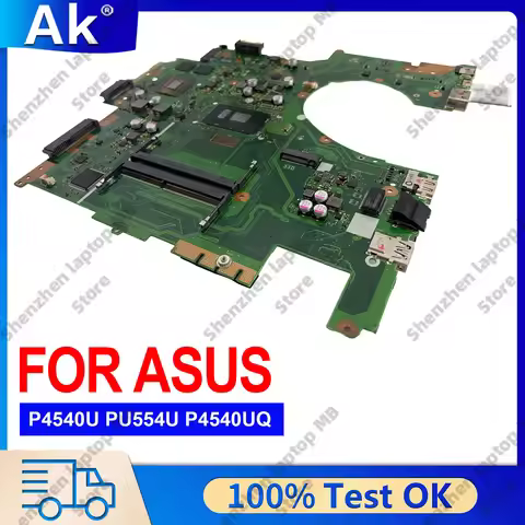 P4540UQ Laptop Motherboard For ASUS ProArt P4540U PU554U P4540UQ PRO454UQ Notebook Mainboard With I3
