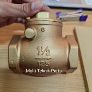 Brass check valve KITZ Swing check valve thread 1 1/ 2" inch