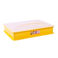 Plastic Cake Tray / Bread Tray / Bakery Tray / Food Tray / Yellow Tray (GH 5118)