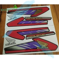 TK TK TK | Honda win 100 97 red stamp set.