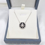 玻璃種墨翠 八角芒星 項鍊 吊墜 | 天然緬甸玉A貨翡翠