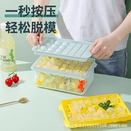 New Creative Food Grade Ice Box Household Ice Tray Mold with Lid Dormitory Ice Hockey Ice Box Wholesale