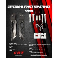 Rear footstep Strata cr7 universal HD YMH matic bebek clutch vario mio BEAT nmax lexi aerox adv pcx 