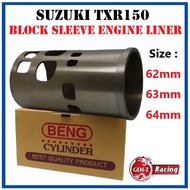 Suzuki TXR150 Phanter/Panter (62mm/63mm/64mm) Cylinder Engine Liner Cylinder Sleeve Block Sleeve Tuk