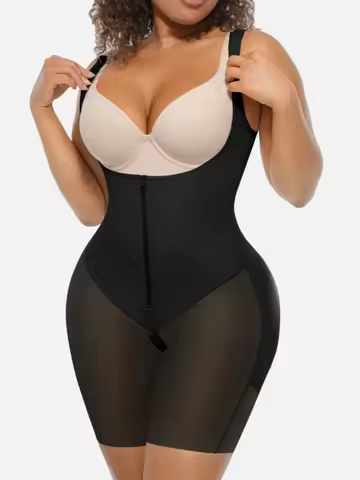 Women's High Waist Shapewear Corset BootyBoosting Full Body Faja with Padded Buttocks Colombia Hip S