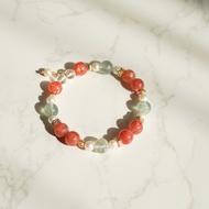 阿魯沙淡水珠14KGF手鏈