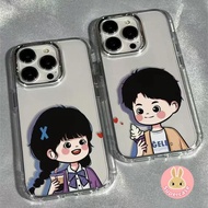 Cute Couple Phone Case For Realme Neo 7X 7 6 SE 5 240W GT7 GT5 GT3 Note 60 60X 50 P3X P3 Pro Ultra P