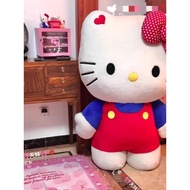 Anak patung Plush Hello Kitty Comel Asli Jepun yang Lebih Besar Sumbat Haiwan Kitty Bantal Kucing Ha