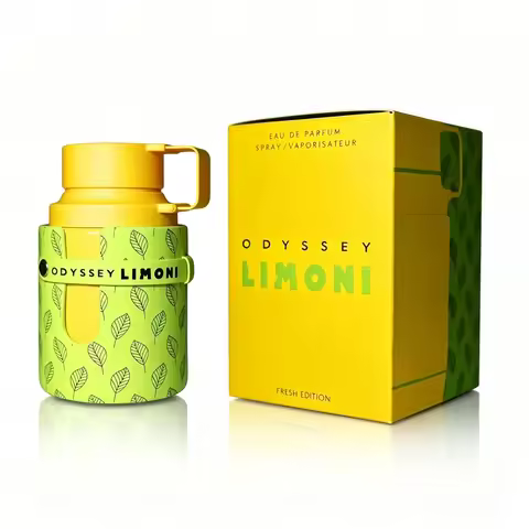 Armaf Odyssey Limoni Fresh Edition EDP 100ml Aromatic Fresh Green Scent Men Perfume Yellow Kettle Bo