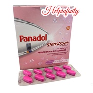 Panadol Mentrual 10s For Relief Of Period Pain & Discomfort / Hurix’s Mentrual Pain Caps 9s