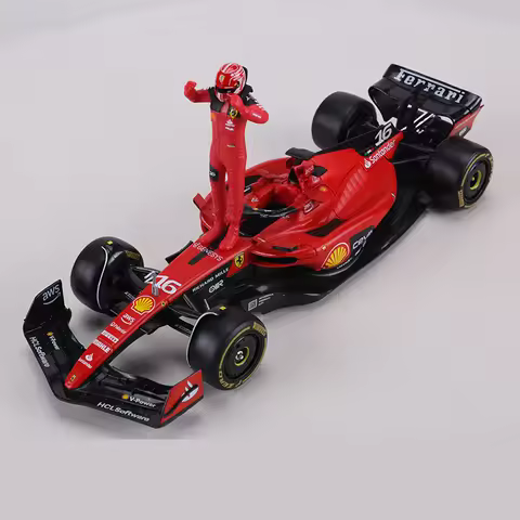 Burago 1:24Ferrari SF23 #16 F1 Racing Car Alloy Model Car