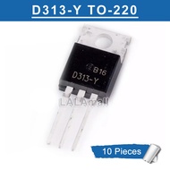 10pcs D313 D313-Y TO220 D313Y 2SD313 2SD313Y 2SD313-Y TO-220 NPN Transistor new original IC