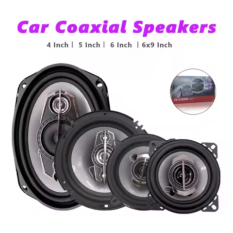 4/5/6/6×9 inch 12V High-power General Motors Coaxial Music Stereo Tweeter Mid-bass Audio System High