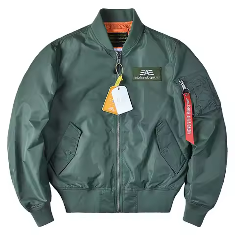 New Spring Autumn MA1 Bomber Pilot Jacket Men Military Tactical Jacket Badge Embroidery Casual Baseb