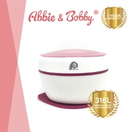 Abbie & BobbyTM Thermal Injection Bowl 316L Medical Grade Stainless Steel (Red)(1 Year Warranty)