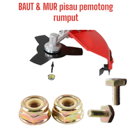 BAUT PISAU MESIN PEMOTONG RUMPUT BG 328 MUR PISAU PEMOTONG RUMPUT BG 328 BAUT PENGUNCI PISAU PEMOTONG RUMPUT