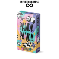 Allplay Panda Panda trò chơi với bàn cờ-Trò chơi thẻ bài hộp nhỏ cho người lớn và gia đình-Quản lý t