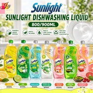 (JYSHOP4U) 🍋 Sunlight Dishwashing Liquid 800ml/900ml | 7 Variants Lime Lemon Nature Anti-Grease | 多款