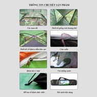 Camping Tent, Backpacking Tent, 2-Layer Door Travel Tent, Waterproof, Anti-Mosquito, Easy