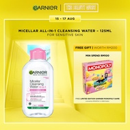 Garnier Micellar Cleansing Water 125ml - Pink/Blue