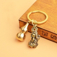 Lucky Feng Shui Hollow Pixiu Keychain Brass Keychain