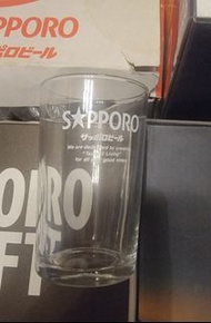 Sapporo 啤酒杯 玻璃杯 (細杯)