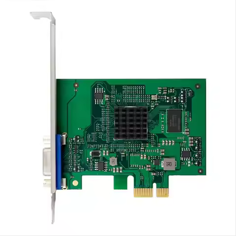 Perfect-ST425 PCIe X1 AST2400 2K VGA Graphics Card 1920 X1200 32bpp@60Hz for Win10/Win 11 32/64 PCIE