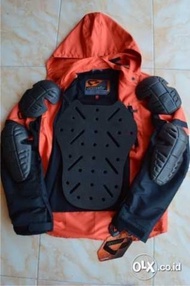 Jaket Motor Wanita / Pria Harian Contin Suave Waterproof Ber Protector