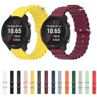 For Garmin venu 2 45mm Vivoactive 3 4 255 245 645  Marine silicone strap sports strap