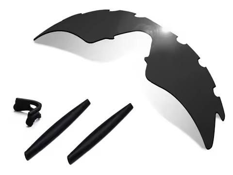 Glintbay Polarized Lenses with Rubber Nosepads and Earsocks Replacement for Oakley M Frame Sweep Ven