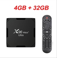 X96Max Plus Ultra TV Box Android 11 Amlogic S905X4 4GB 32GB TVBOX AV1 8K Wifi BT X96 Max Media Playe