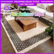 (Roll up) B-NEST Carpet (140x200cm) Carpet PREMIUM EMBOSSED Fluffy Carpet Faux Cashmere Carpet