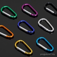 No. 4 D-Shaped Carabiner Aluminum Alloy Spring Hook Water Bottle Hook Luggage Buckle Hanging Buckle 